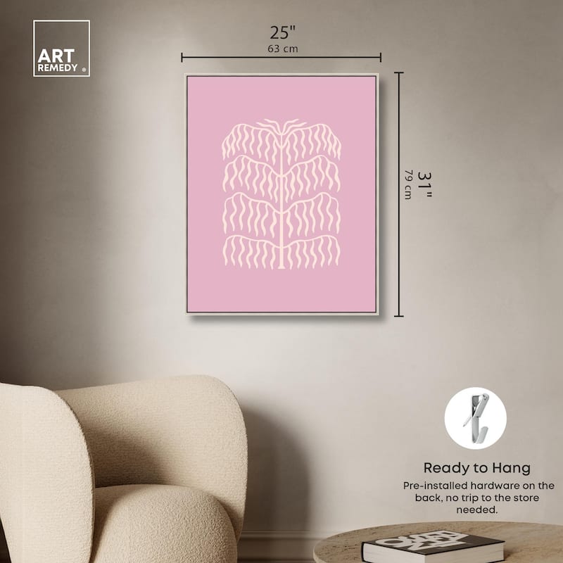 Lavender Mauve Canvas by Art Remedy