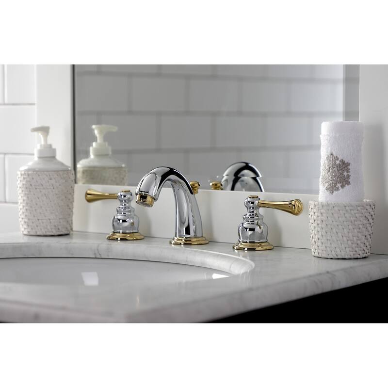Vintage Deck Mount Widespread Bathroom Faucet