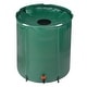 preview thumbnail 2 of 9, Green 66 Gallon Collapsible Green Rain Barrel for Water Collection - 23.6”L x 23.6”W x 34.6”H