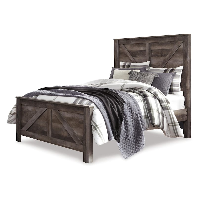 Wynnlow Cross-Buck Panel Bed.