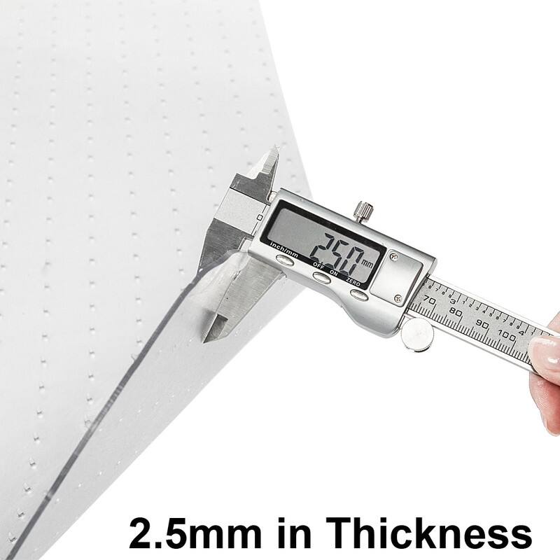 Upgrade Thickening PVC Nail Transparent Chair Mat