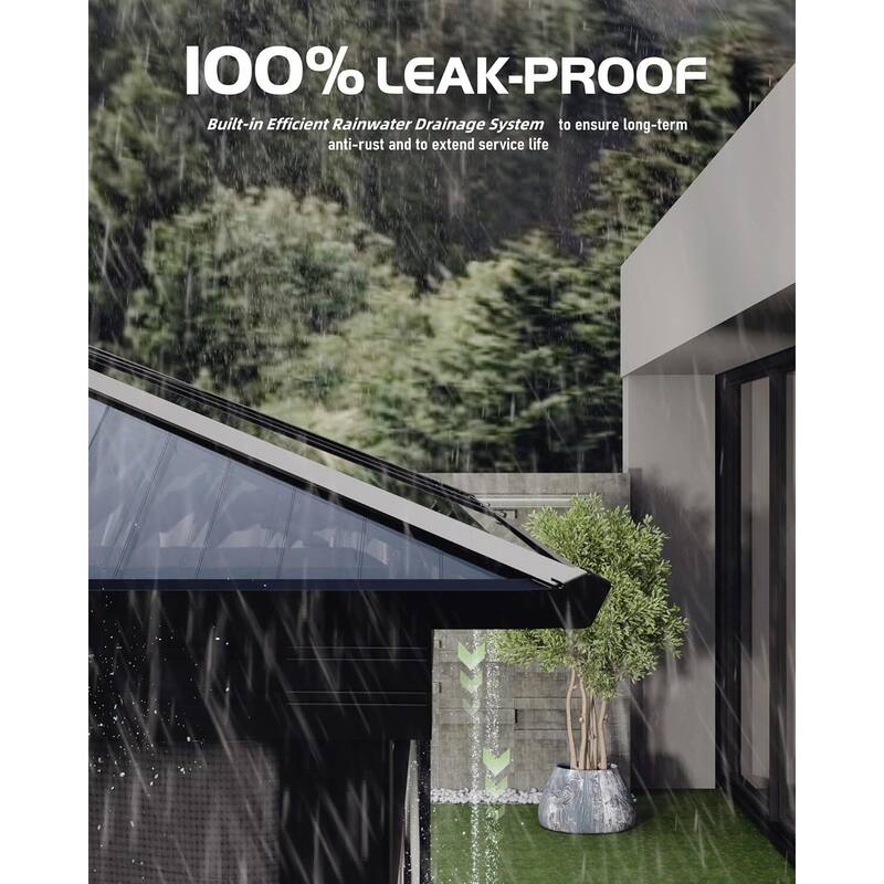 10' x 12' Patio Hardtop Heavy Duty Gazebo for Garden, Patios, Lawns - 10X12 Ft