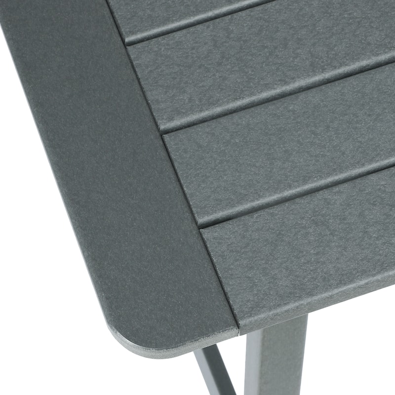 Laguna Hdpe All Weather Outdoor Patio 30" Square Bar Table