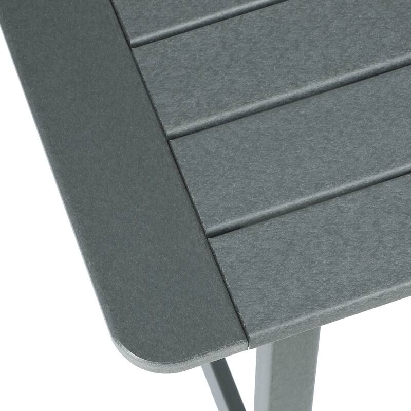 Laguna Hdpe All Weather Outdoor Patio 30" Square Counter Bistro Table