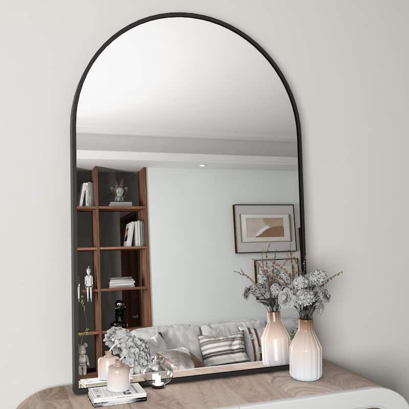 Modern Arch Bathroom Wall Mounted Vanity Mirror