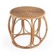 preview thumbnail 3 of 7, Savannah Woven Rattan Round End Table