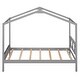 preview thumbnail 43 of 65, Wood Playhouse Bed wSemi-enclosed Roof, Headboard, Footboard Storage