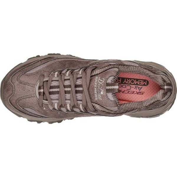 skechers d'lites brown