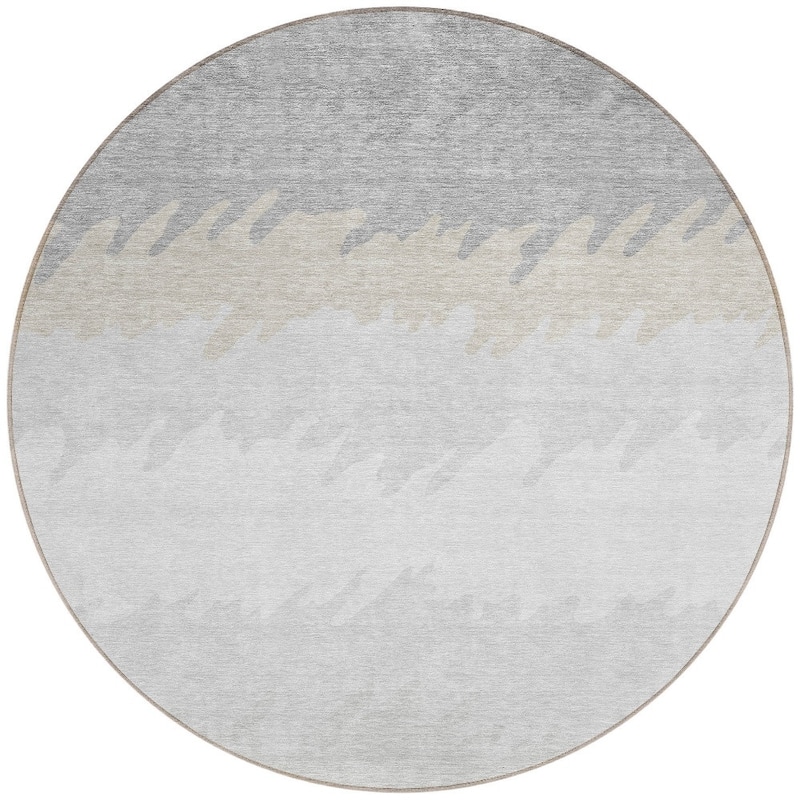HomeRoots Striped Transitional Rectangle Outdoor Rug