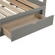 preview thumbnail 9 of 9, Wooden Daybed with Extendable Trundle and Two Storage Drawers, Twin to King Size Convertible Sofa Bed