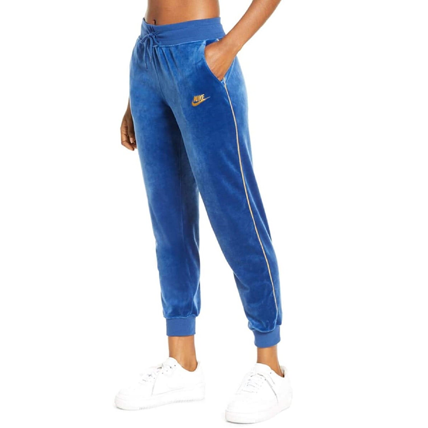 nike women's sportswear heritage plush joggers