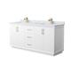 Option White / Satin Bronze Hardware