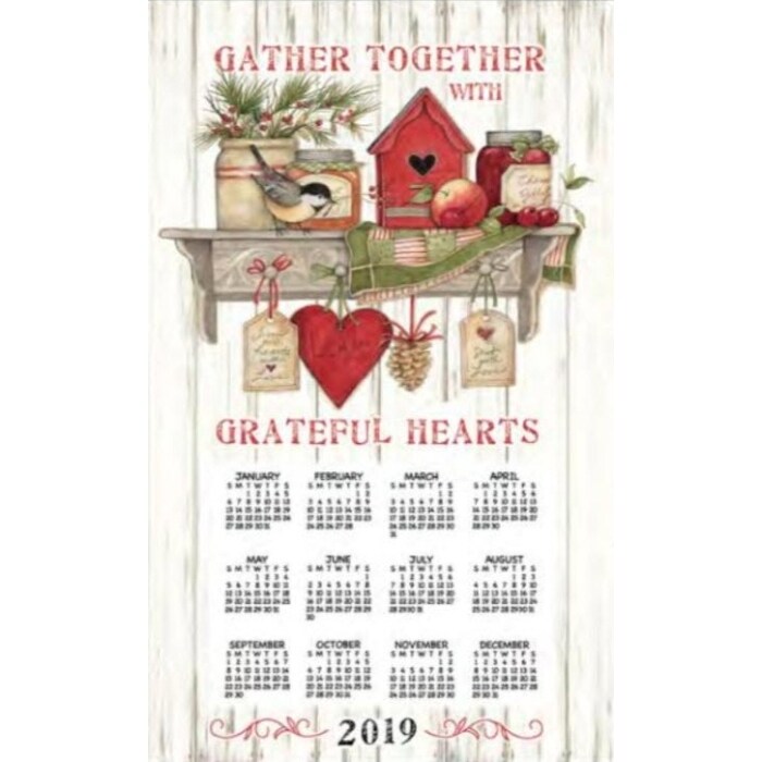 Shop 2019 Kitchen Sentiments Towel Calendar Kitchen Towel By Kay Dee Designs Overstock 22372569