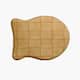 Basketweave Pet Feeding Mat for Dogs and Cats - Gold - 19" x 14"-Fish