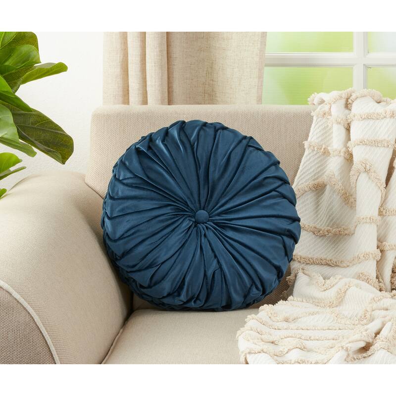 Velvet Pintuck Throw Pillow