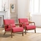 preview thumbnail 40 of 142, Aston Modern Solid wood Accent Chair for Living Room