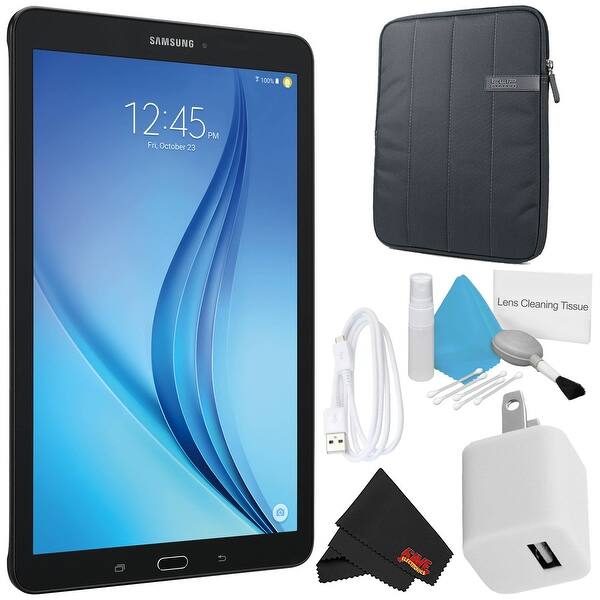 Shop Samsung Galaxy Tab E T560 9 6 Inch 16gb Tablet Bundle Overstock 22576170