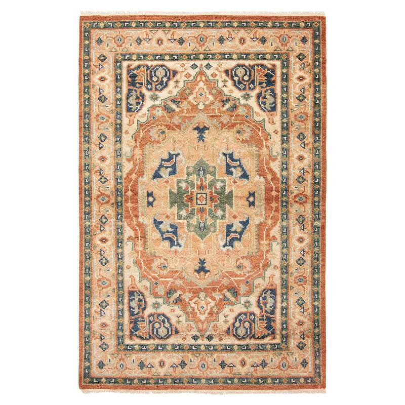 ECARPETGALLERY Hand-knotted Jules Serapi Dark Copper Wool Rug - 5'5 x 8'0 - Dark Copper - 5'5 x 8'0