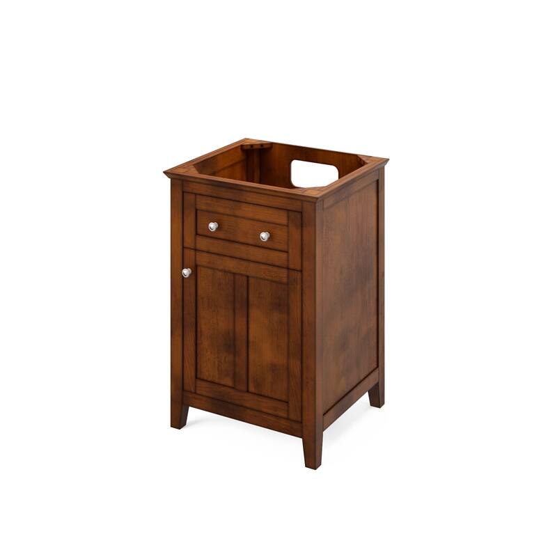 Jeffrey Alexander VN2CHA-24-NT Chatham 24" Single Free Standing Vanity - Chocolate - Espresso Finish