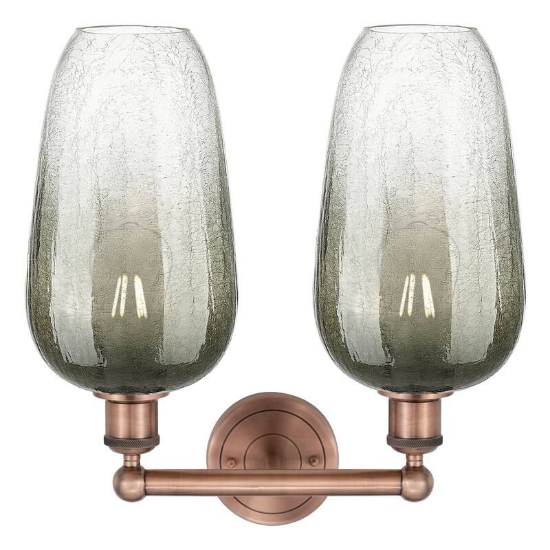 Innovations Lighting Endless Possibilities Edison - Brookhaven Flute - 2 Light 16" Bath Vanity Light