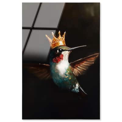 Royal Bird I Acrylic by Art Remedy, Ready to Hang