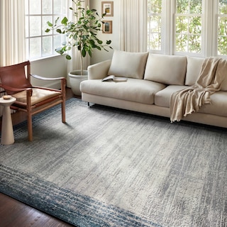 Alexander Home Grant Modern Abstract Border Area Rug