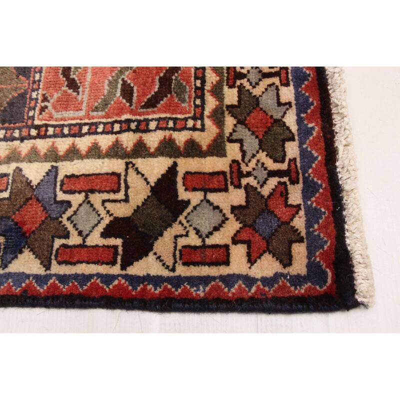 ECARPETGALLERY Hand-knotted Kayseri Vintage Light Red Wool Rug - 4'11 x 9'6