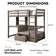preview thumbnail 2 of 9, Furniture of America Wegh Solid Wood Twin Size Loft Bed with Workstation and Hidden Storage