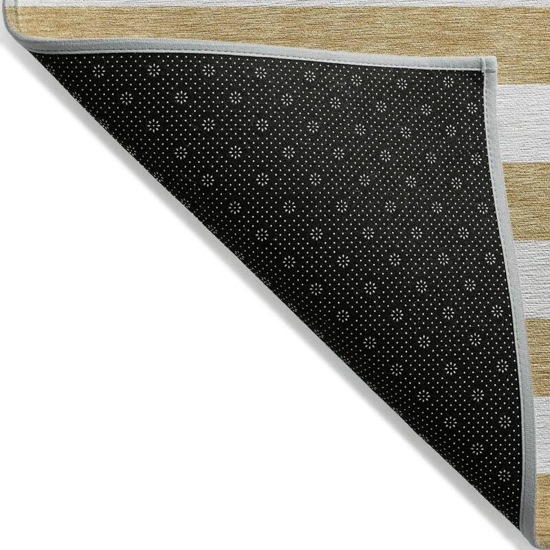 Almiro Stripe Weather Resistant Classic Meets Modern Outdoor Rug