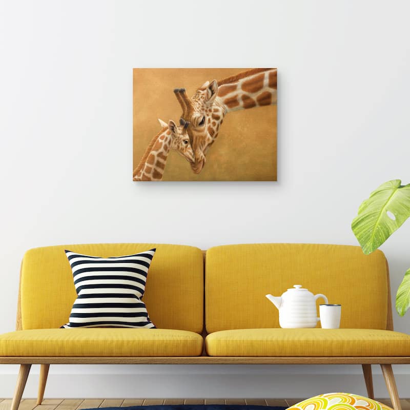 Study of Parental Bonds by James Johnson Canvas Art Print