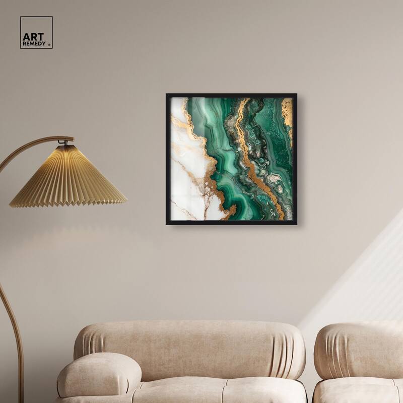 Malachite Majesty Shadowbox by Art Remedy