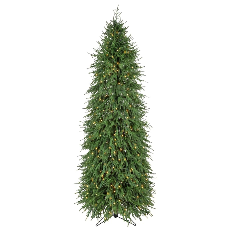 7' 3m led Easy plug Natural Touch Norfolk Tree 908t36"D700l
