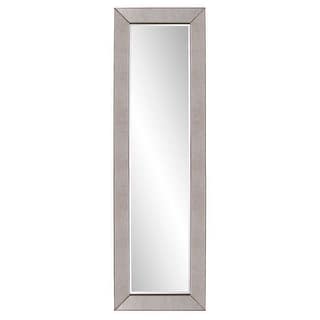 Allan Andrews Smokey Gray Rectangular Framed Wall Mirror