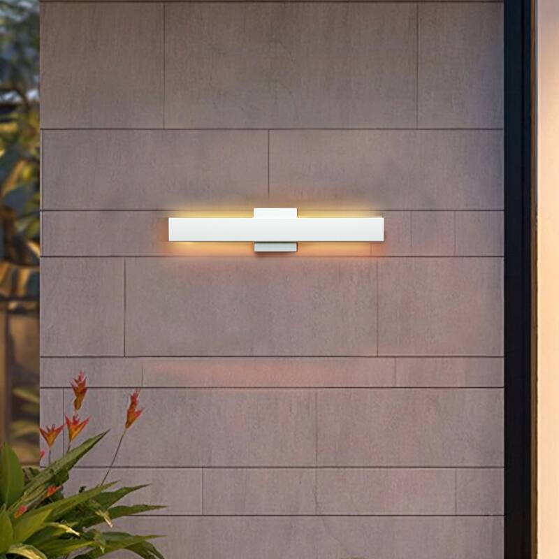 Outdoor Hardwired Bar Wall Light Linear Sconce with LED Source