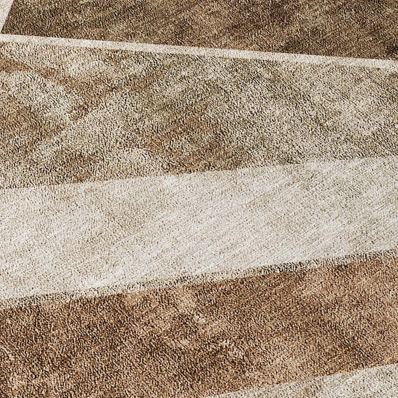 HomeRoots Geometric Transitional Rectangle Outdoor Rug