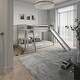 preview thumbnail 3 of 16, Grey Twin Over Twin Bunk Bed with Slide, Stairs, and Safety Guardrails