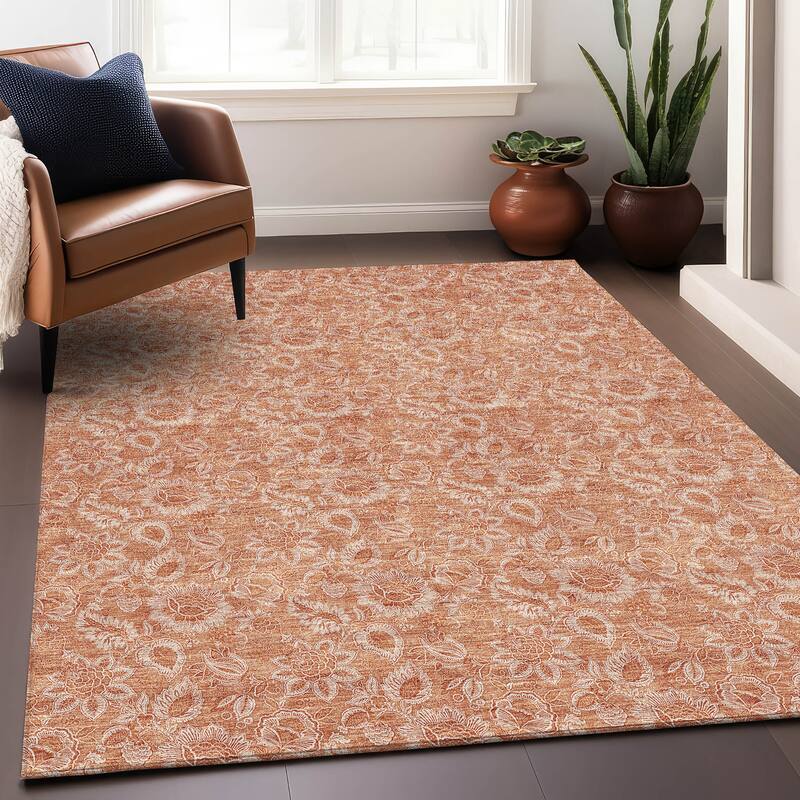Premium Washable Super Soft Floral Modern Mayfield Rug