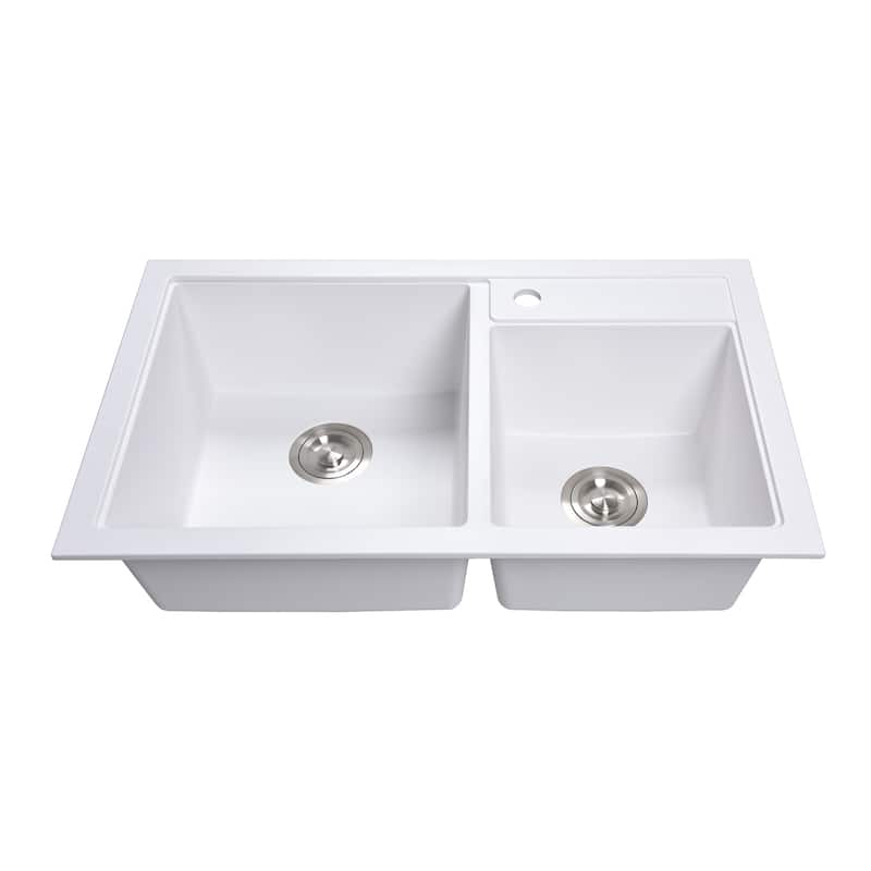 Undermount Double Bowl Kitchen Sinks In Various sizes - 31.5''x18.9''x5.12''