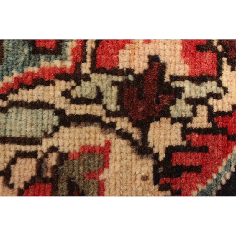 ECARPETGALLERY Hand-knotted Andelz Red Wool Rug - 4'5 x 8'2