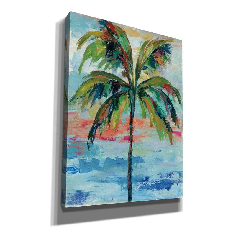 Epic Graffiti 'California Palm I' by Silvia Vassileva, Canvas Wall Art