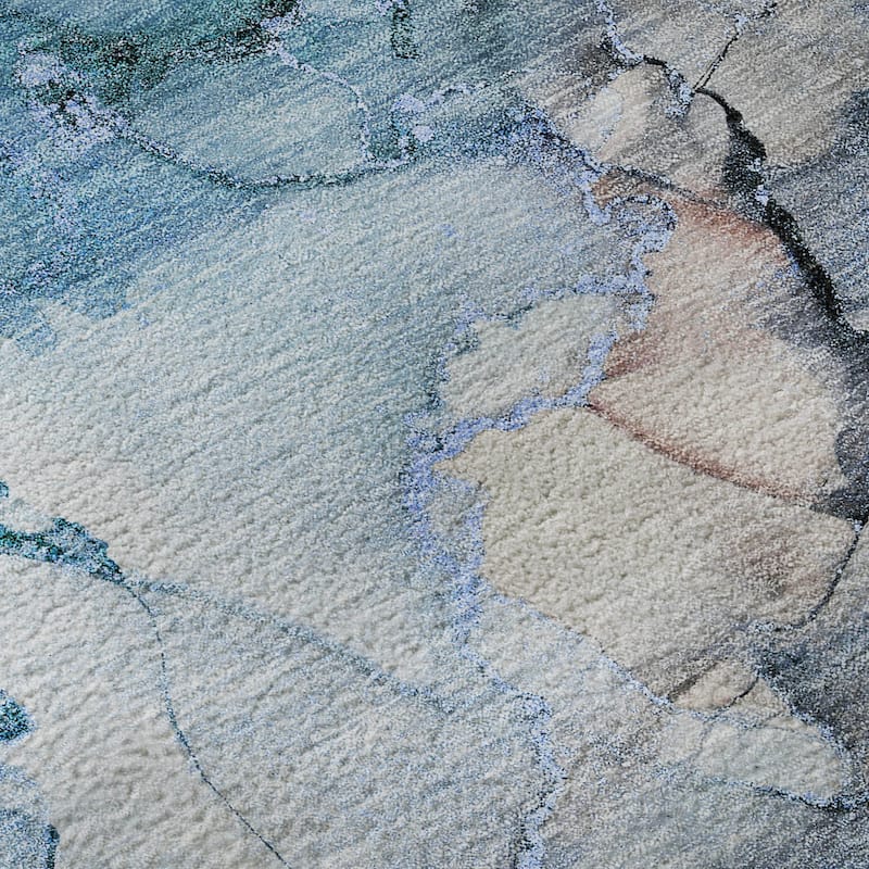 Premium Washable Super Soft Contemporary Watercolor Mayfield Rug