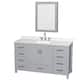 Option Gray, Chrome Trim, Giotto Quartz Top