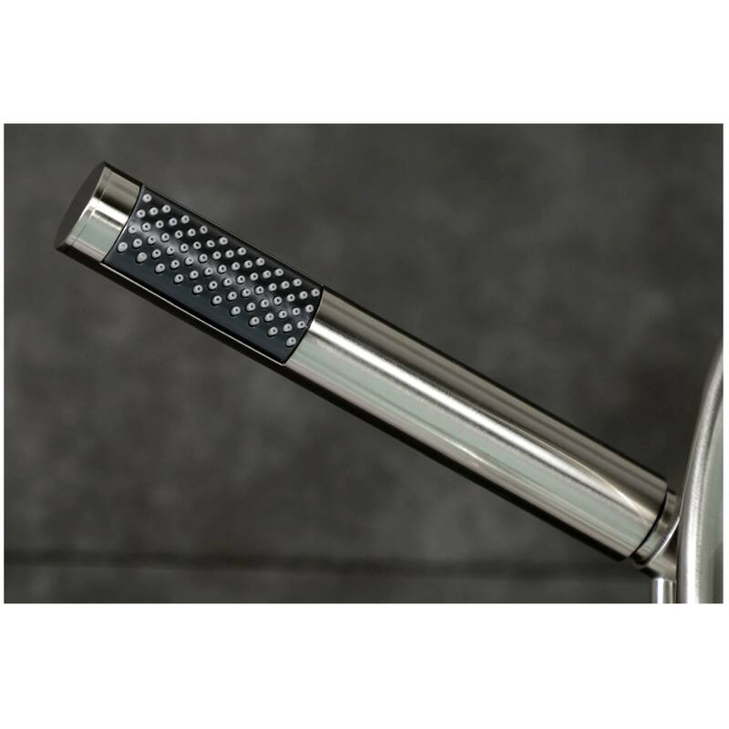 Kingston Brass AE810.RKX Webb Deck Mounted Tub Filler with Built-In