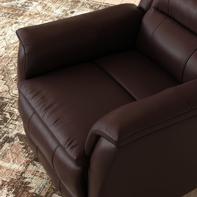 Swivel Glider Recliner With Manual Footrest In Madras