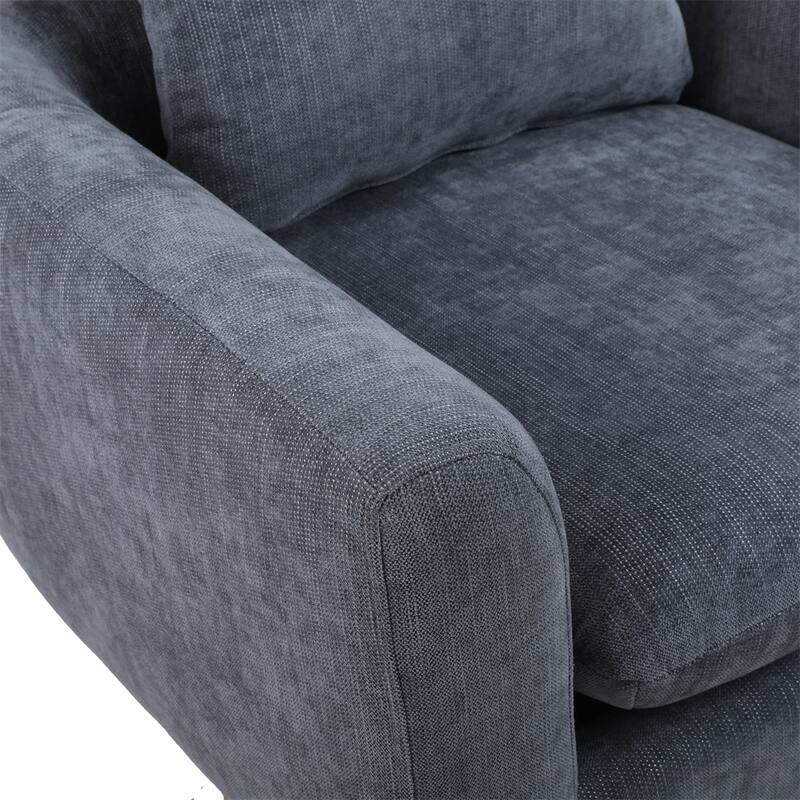 Classic Mid-Century 360-degree Swivel Accent Chair