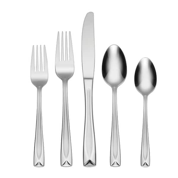 slide 2 of 6, Oneida Satin Lincoln 45 Piece Everyday Flatware Set, Service For 8