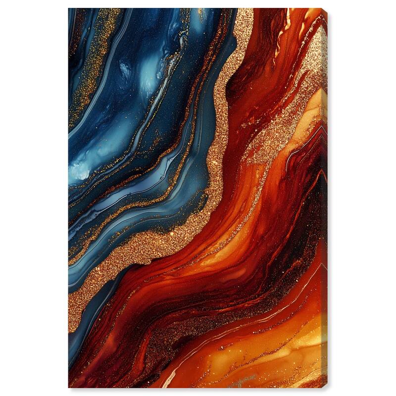 Gilded Galaxy Canvas by Art Remedy, Gallery Wrapped - 30" x 45"