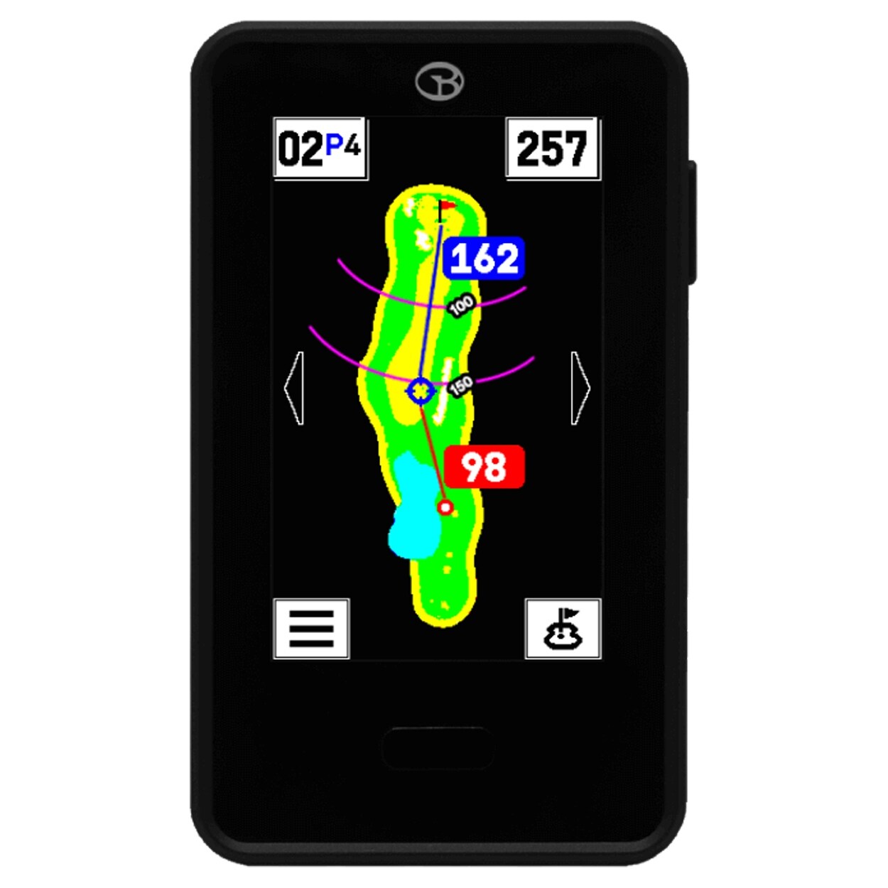 handheld golf rangefinder