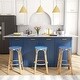preview thumbnail 26 of 89, Tobias Rattan Round Bar Stool