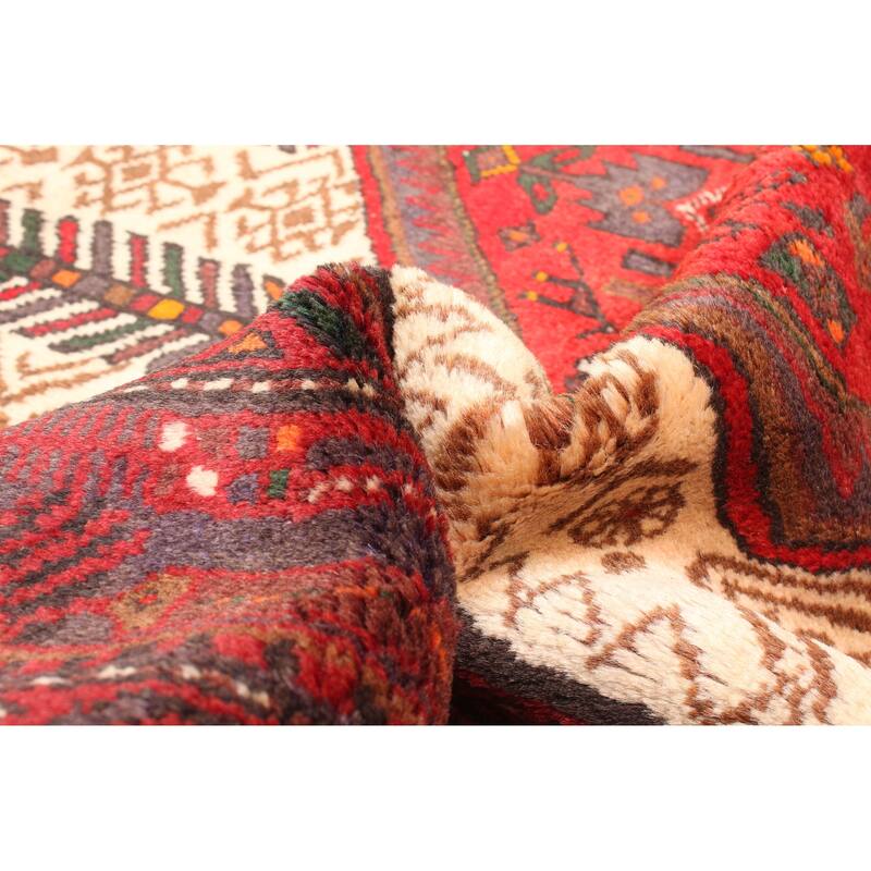 ECARPETGALLERY Hand-knotted Andelz Cream Wool Rug - 4'4 x 7'3